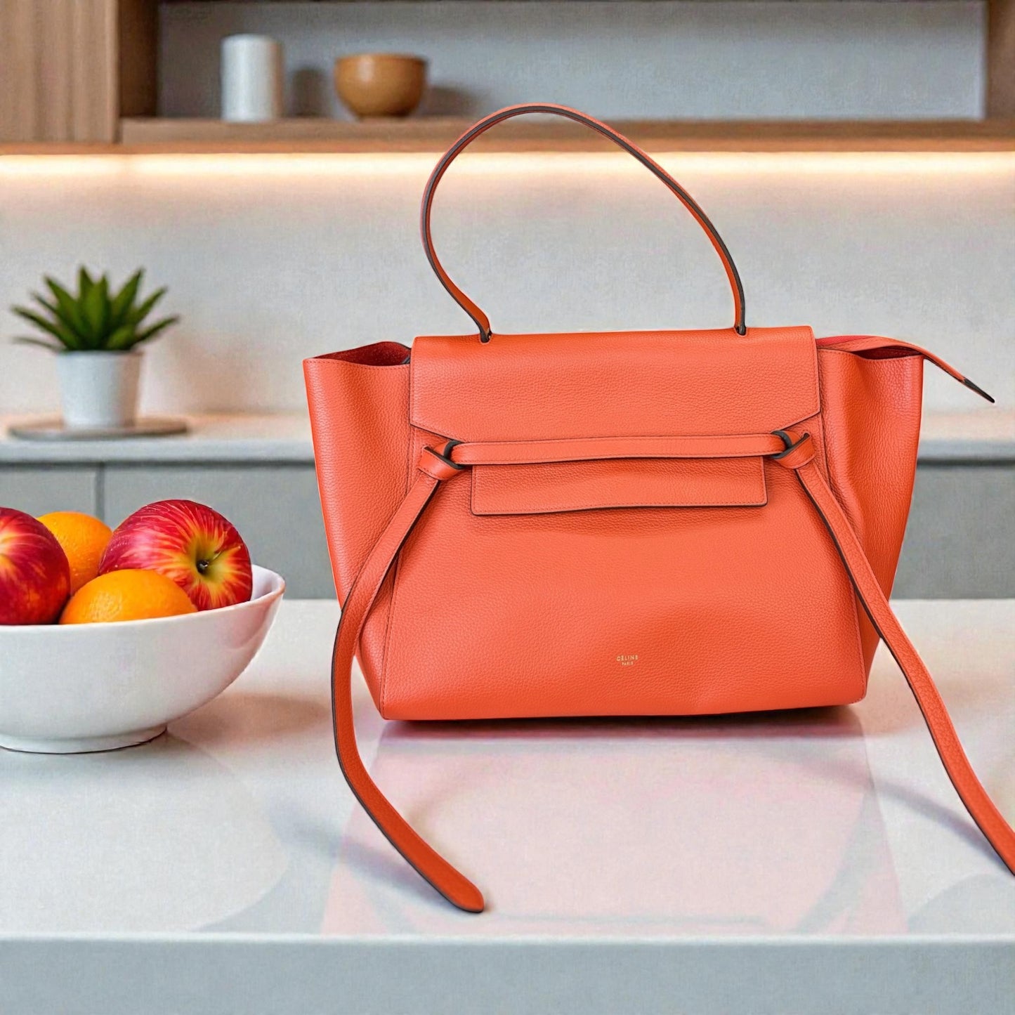 CELINE
Grained Calfskin Mini Belt Bag