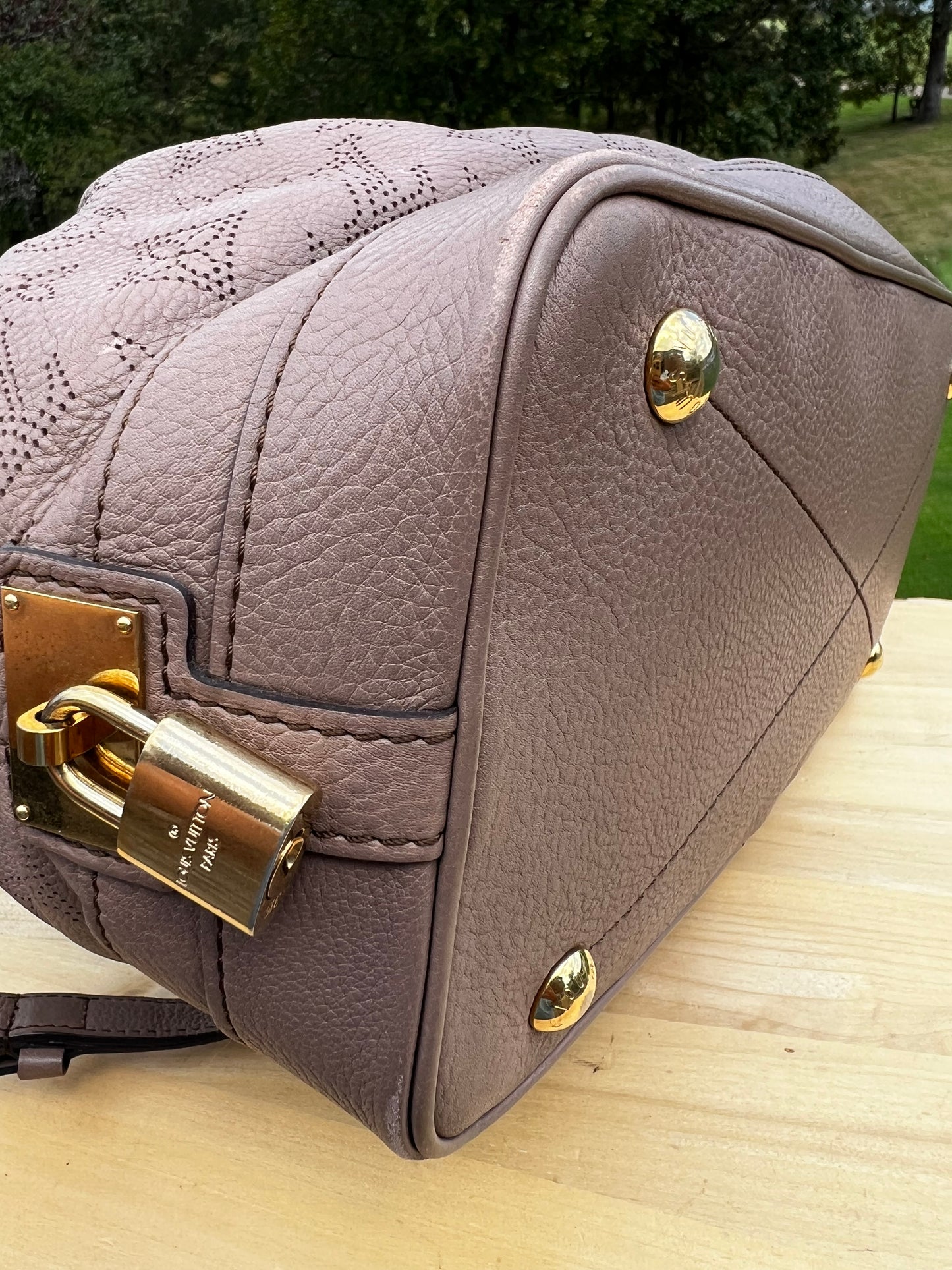 LOUIS VUITTON Poudre Mahina Leather Stellar PM Bag