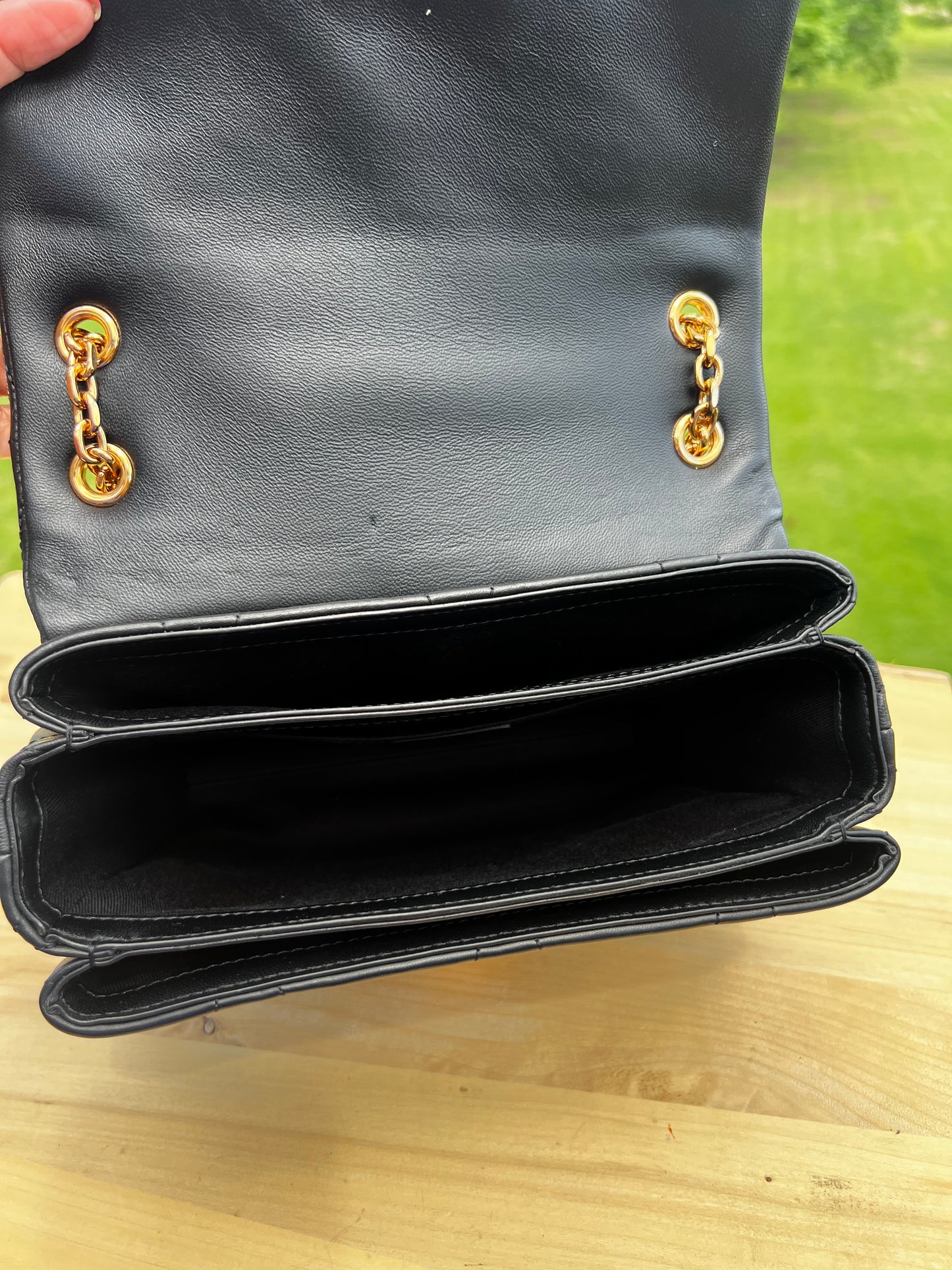 VERSACE
Nappa Quilted Kleio Shoulder Bag