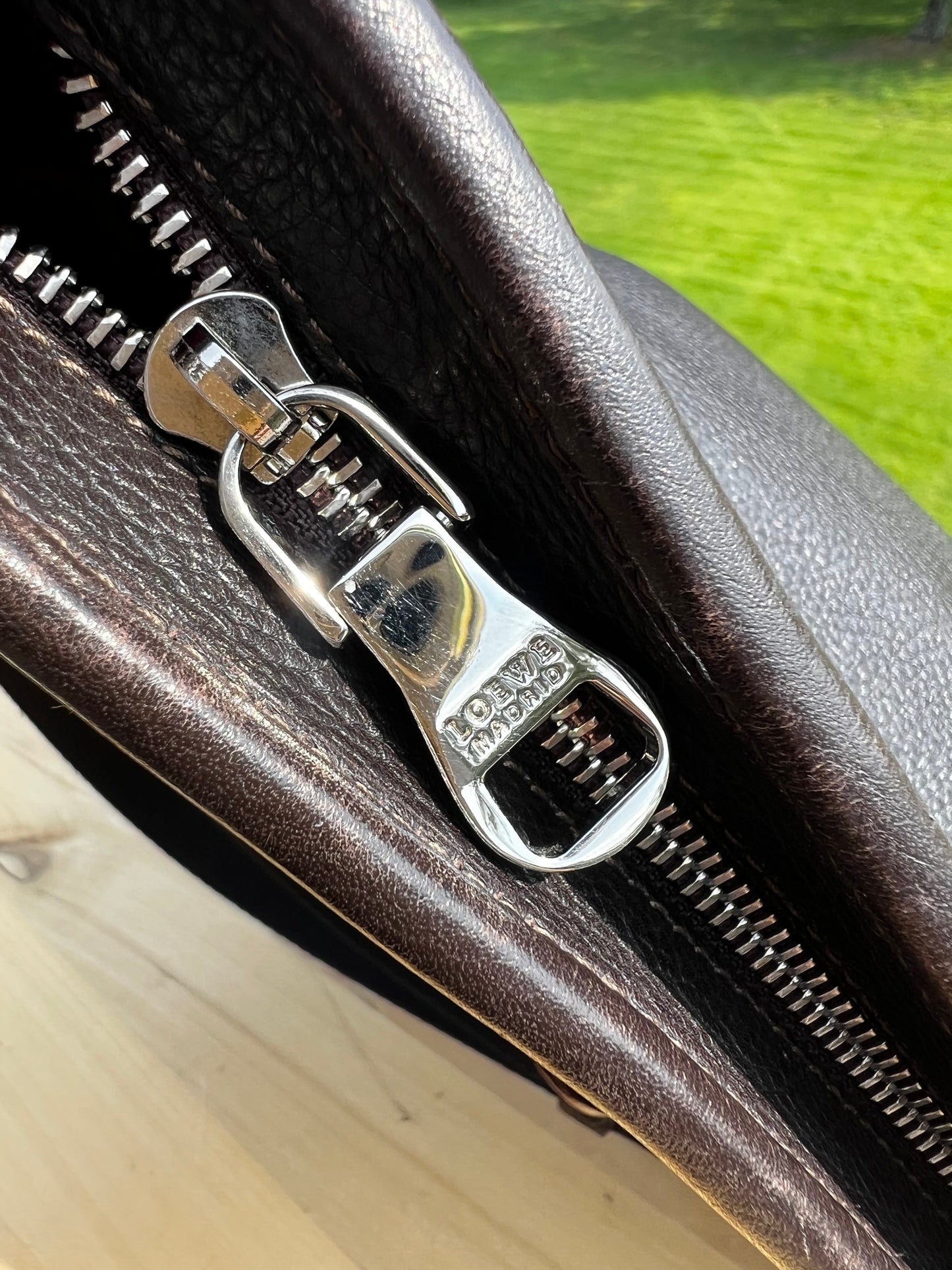 LOEWE Leather Crossbody Bag – Brown