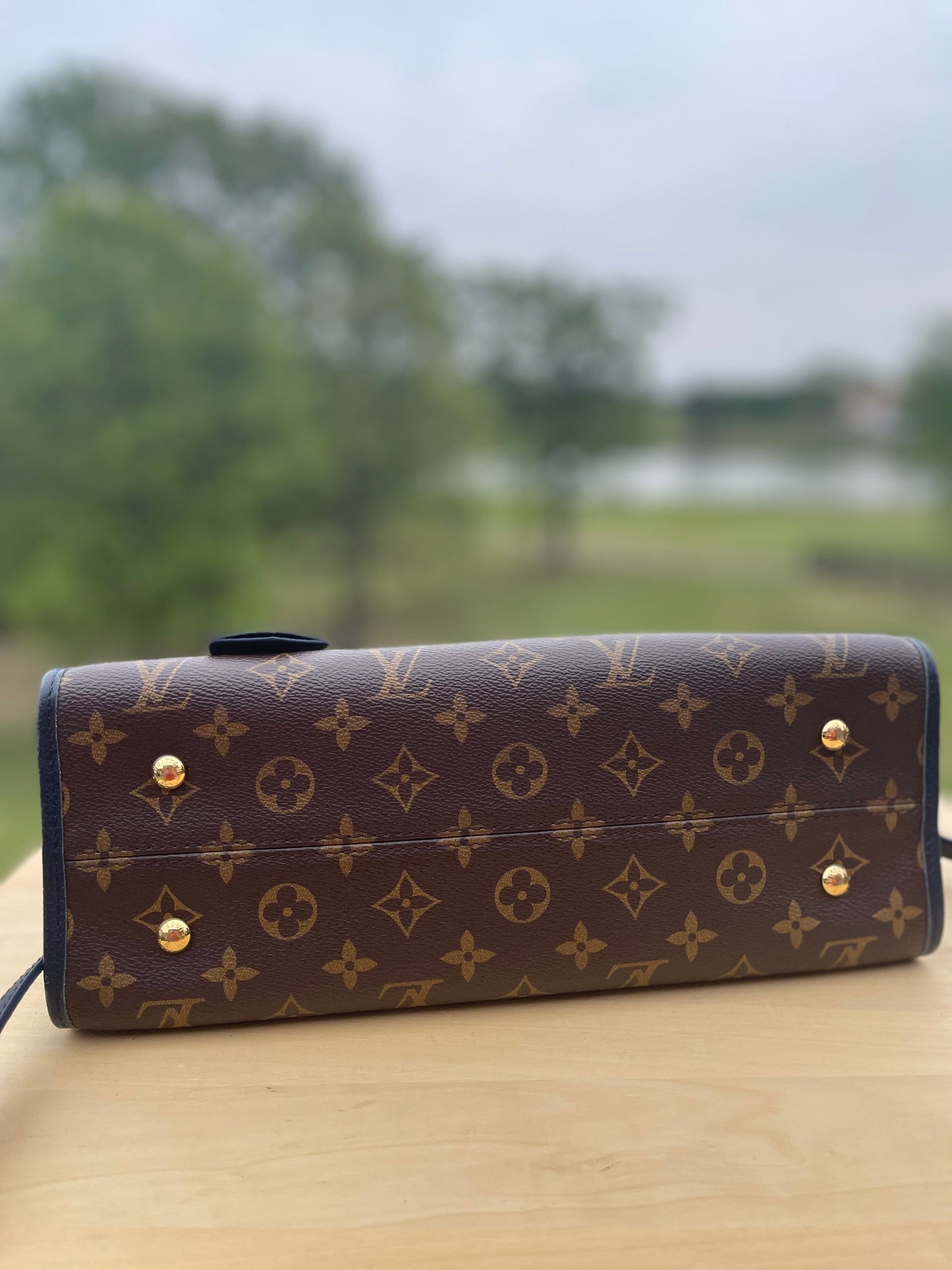 LOUIS VUITTON
Monogram Popincourt PM Marine
