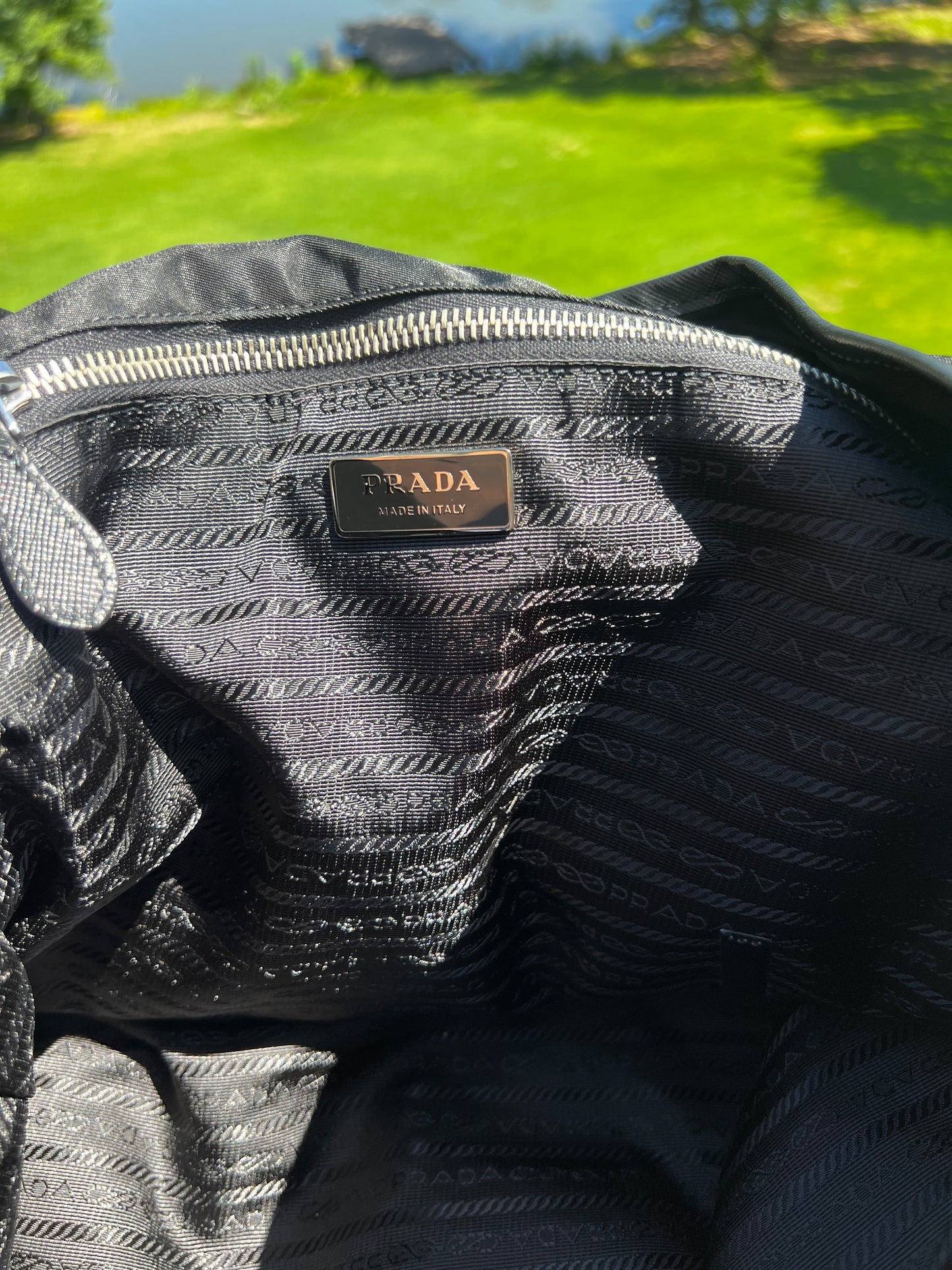 PRADA Tessuto Nylon Tote – Black
