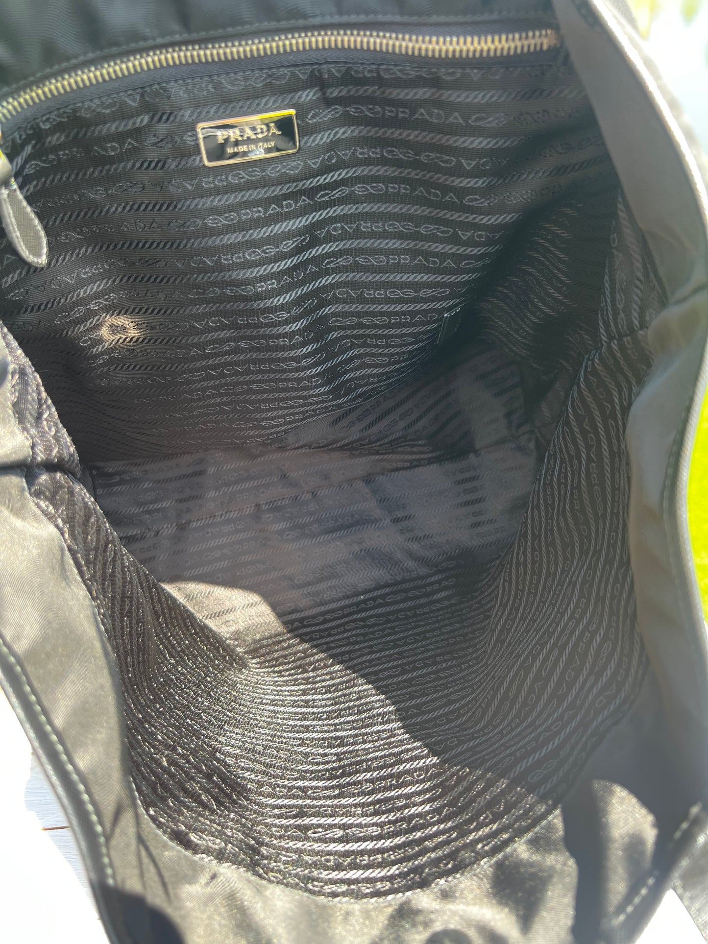 PRADA Tessuto Nylon Tote – Black