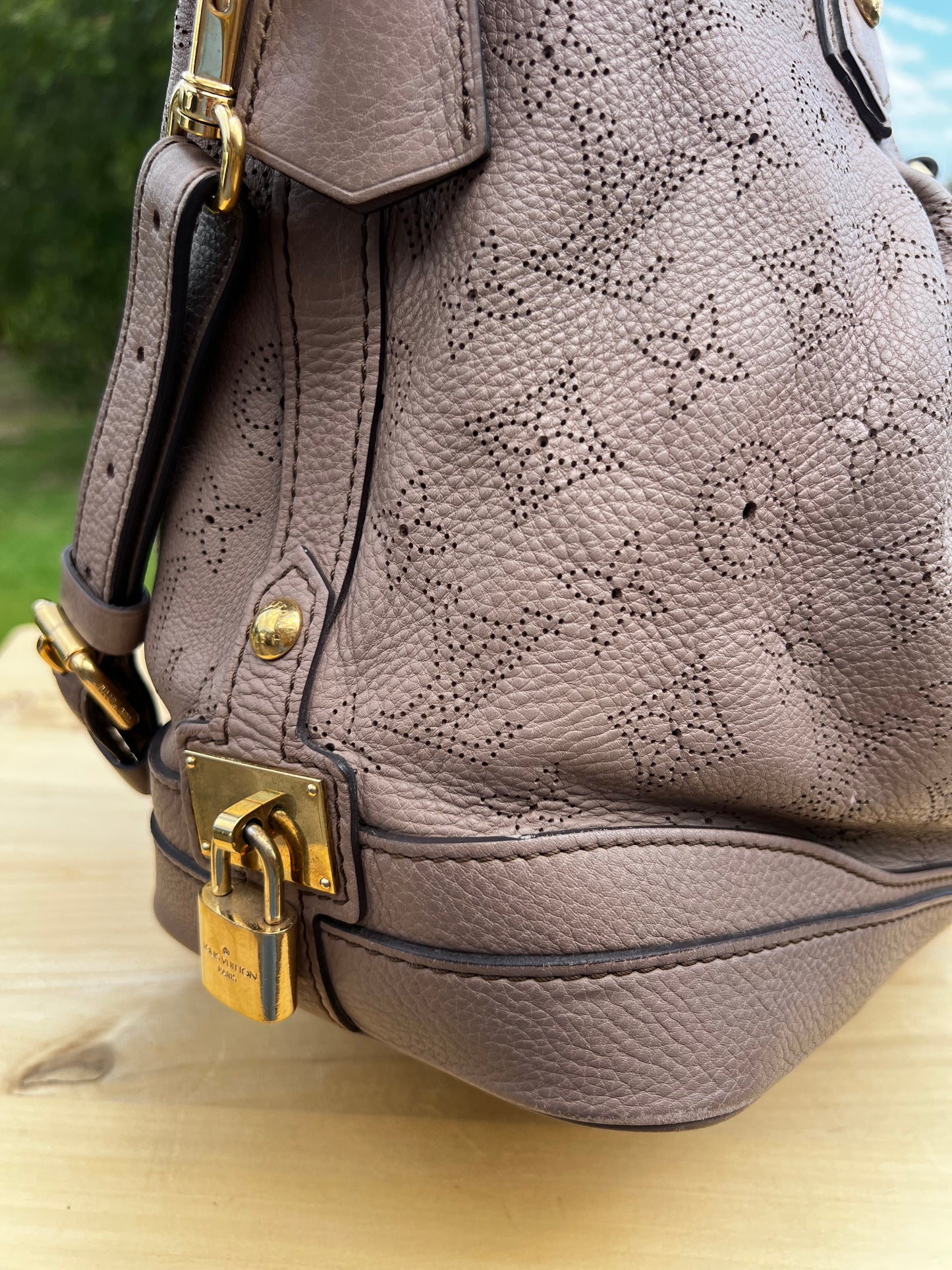 LOUIS VUITTON Poudre Mahina Leather Stellar PM Bag