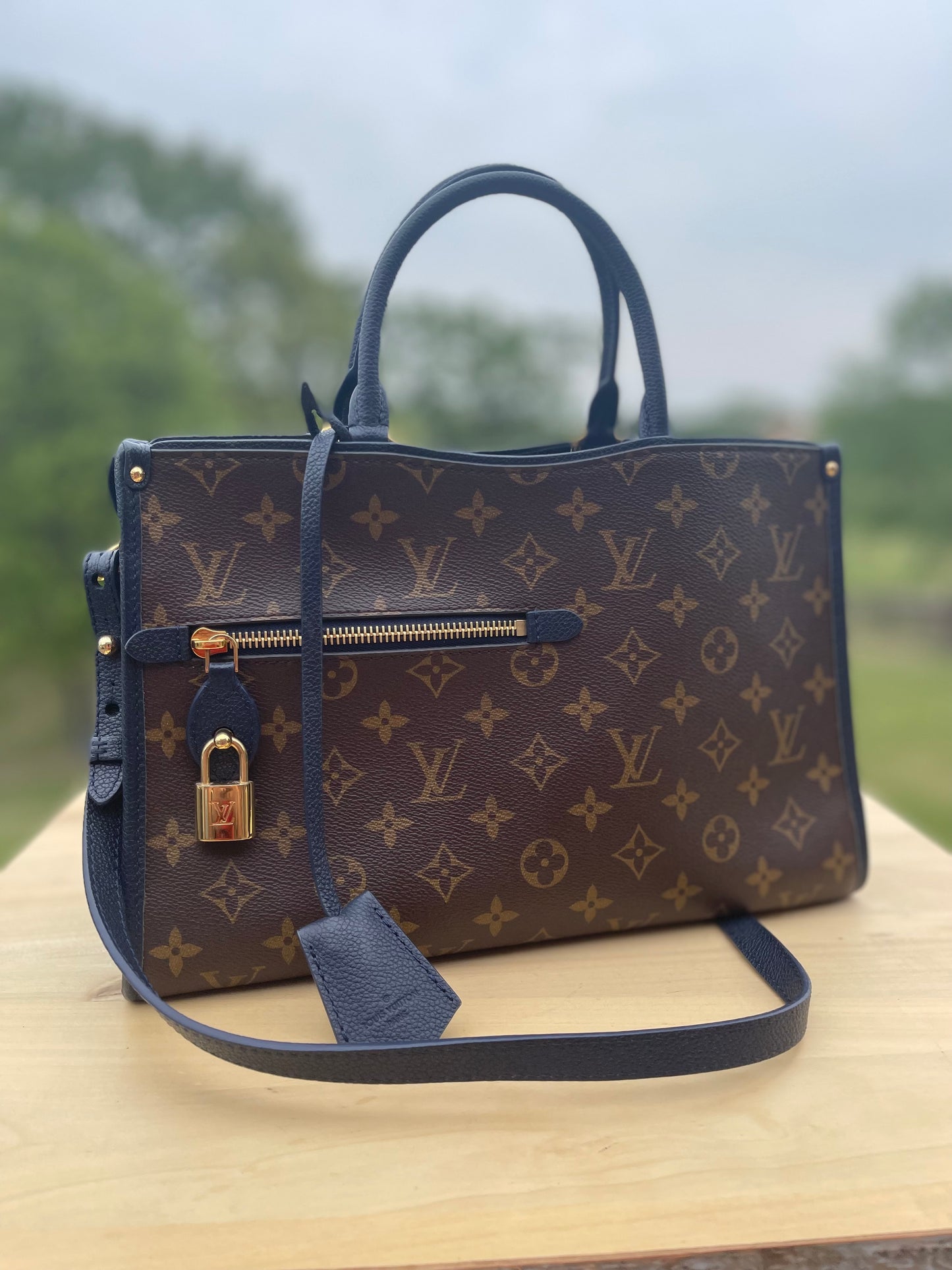 LOUIS VUITTON
Monogram Popincourt PM Marine