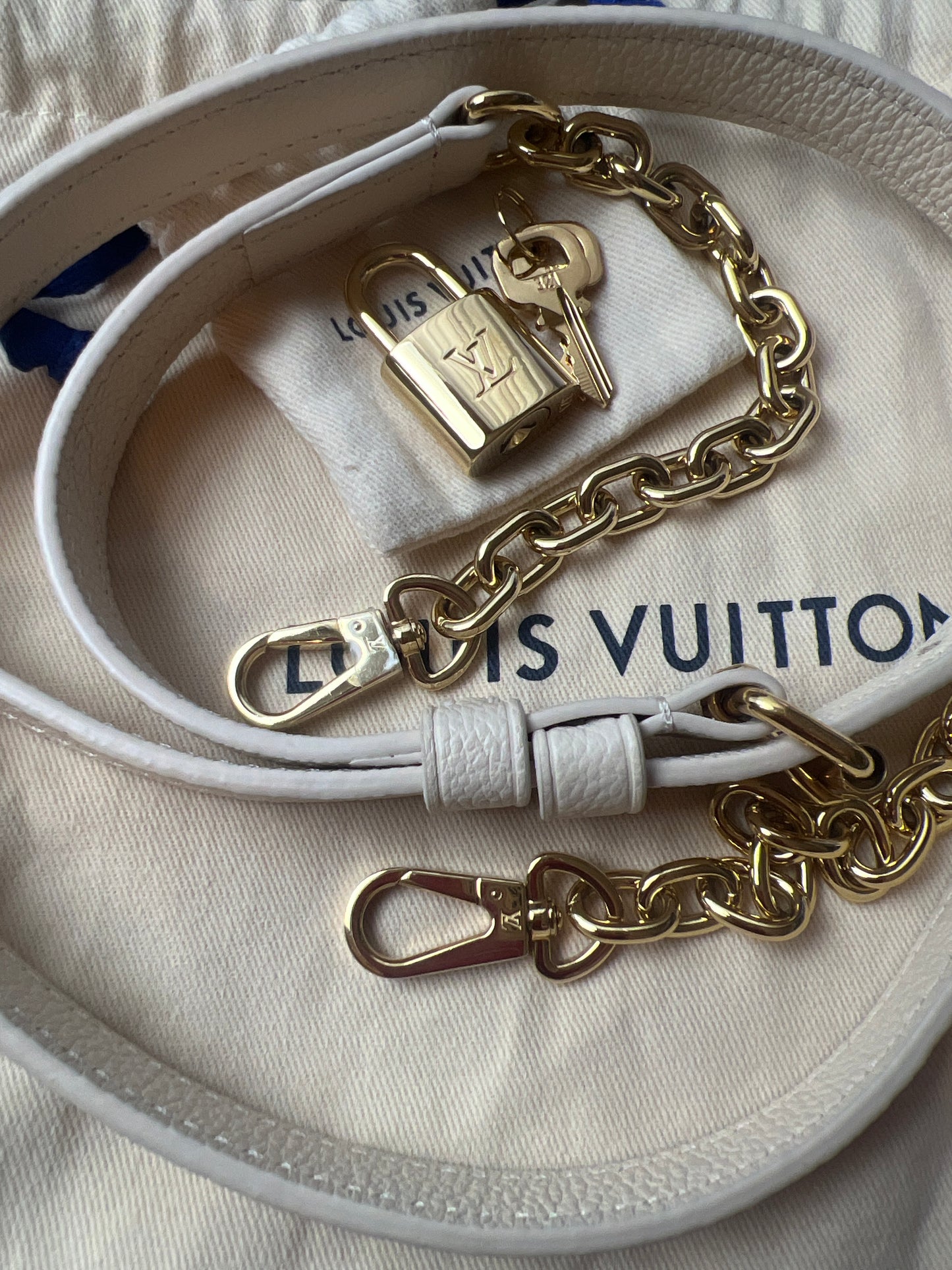 LOUIS VUITTON Speedy Bandoulière 20 Latte/Chamallow