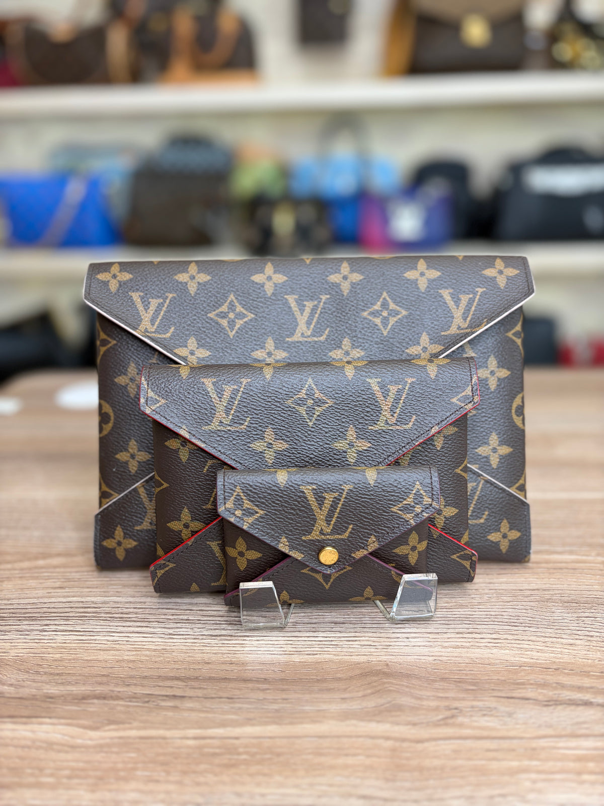 LOUIS VUITTON Monogram Kirigami Pochette Set