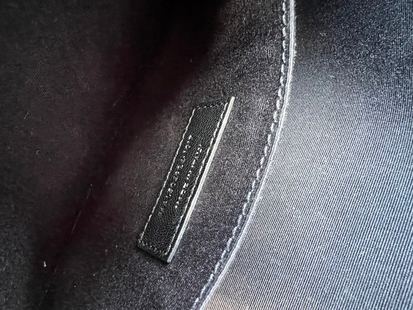 Yves Saint Laurent Medium Jane Tote Bag in Black Calfskin