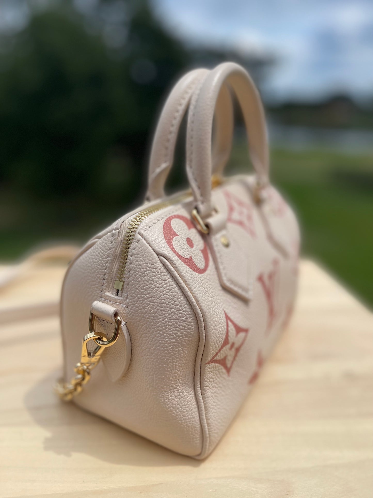 LOUIS VUITTON Speedy Bandoulière 20 Latte/Chamallow