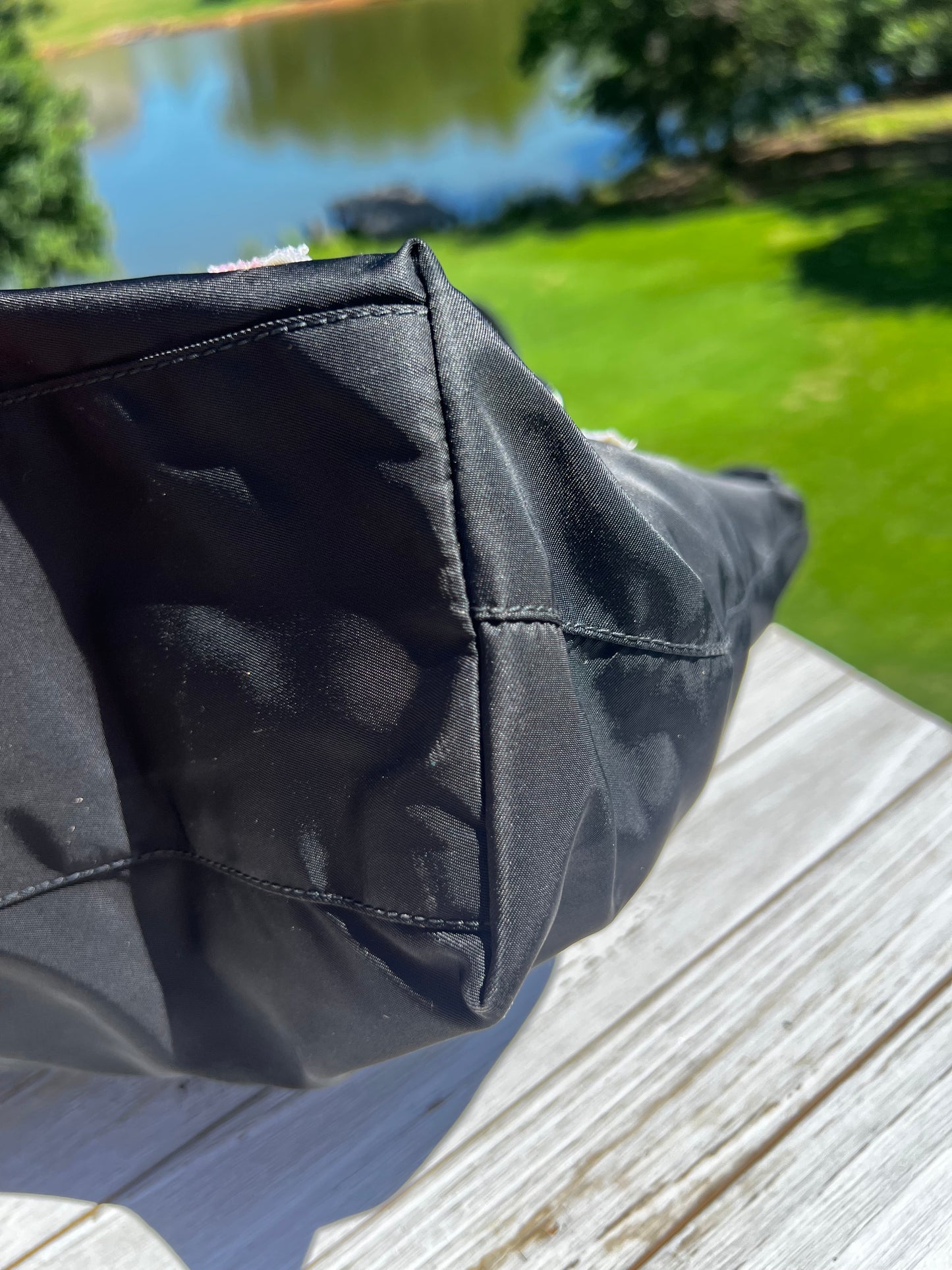 PRADA Tessuto Nylon Tote – Black