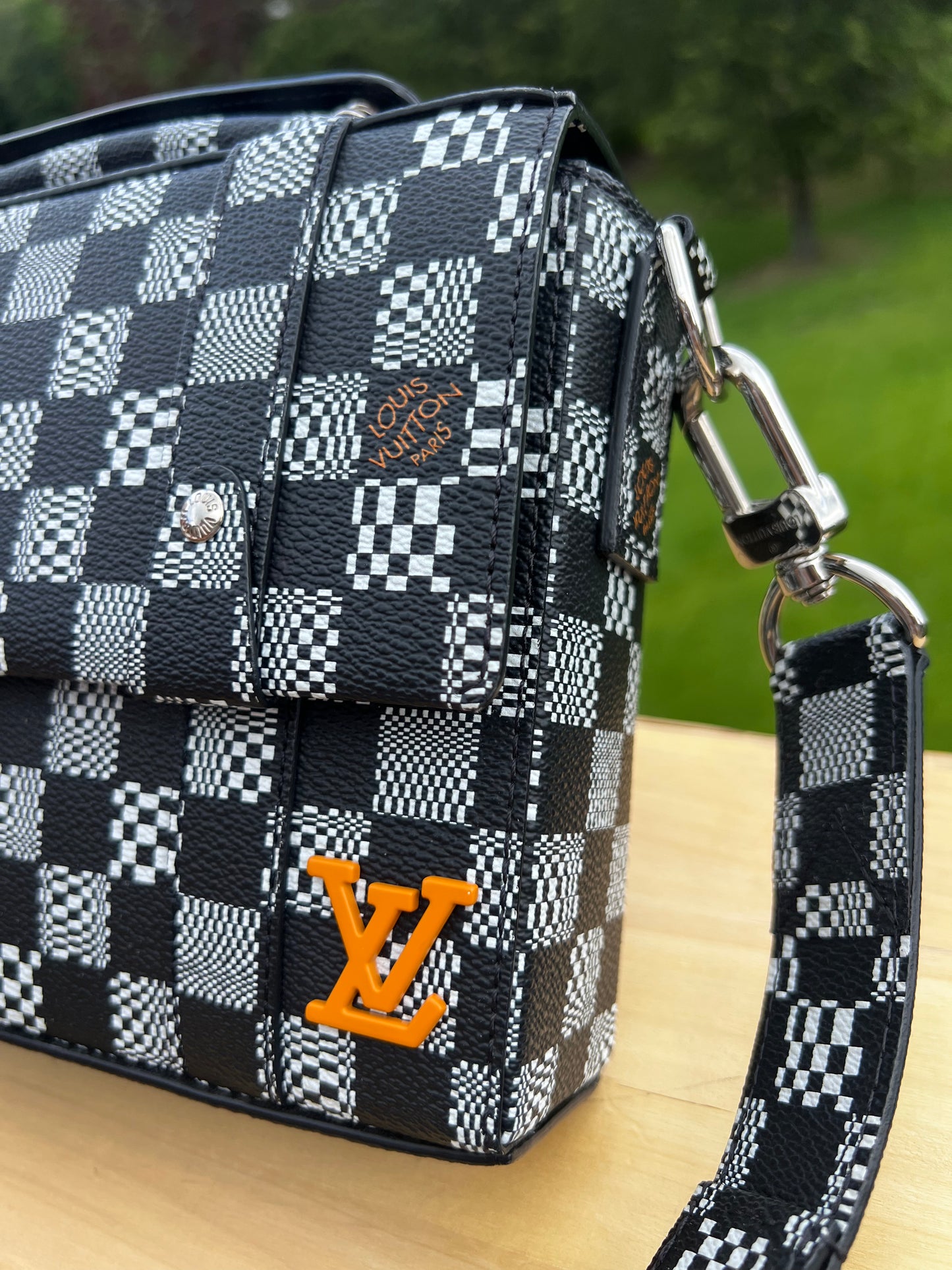LOUIS VUITTON Soft Trunk Flap Bag – Black Damier Distorted Canvas