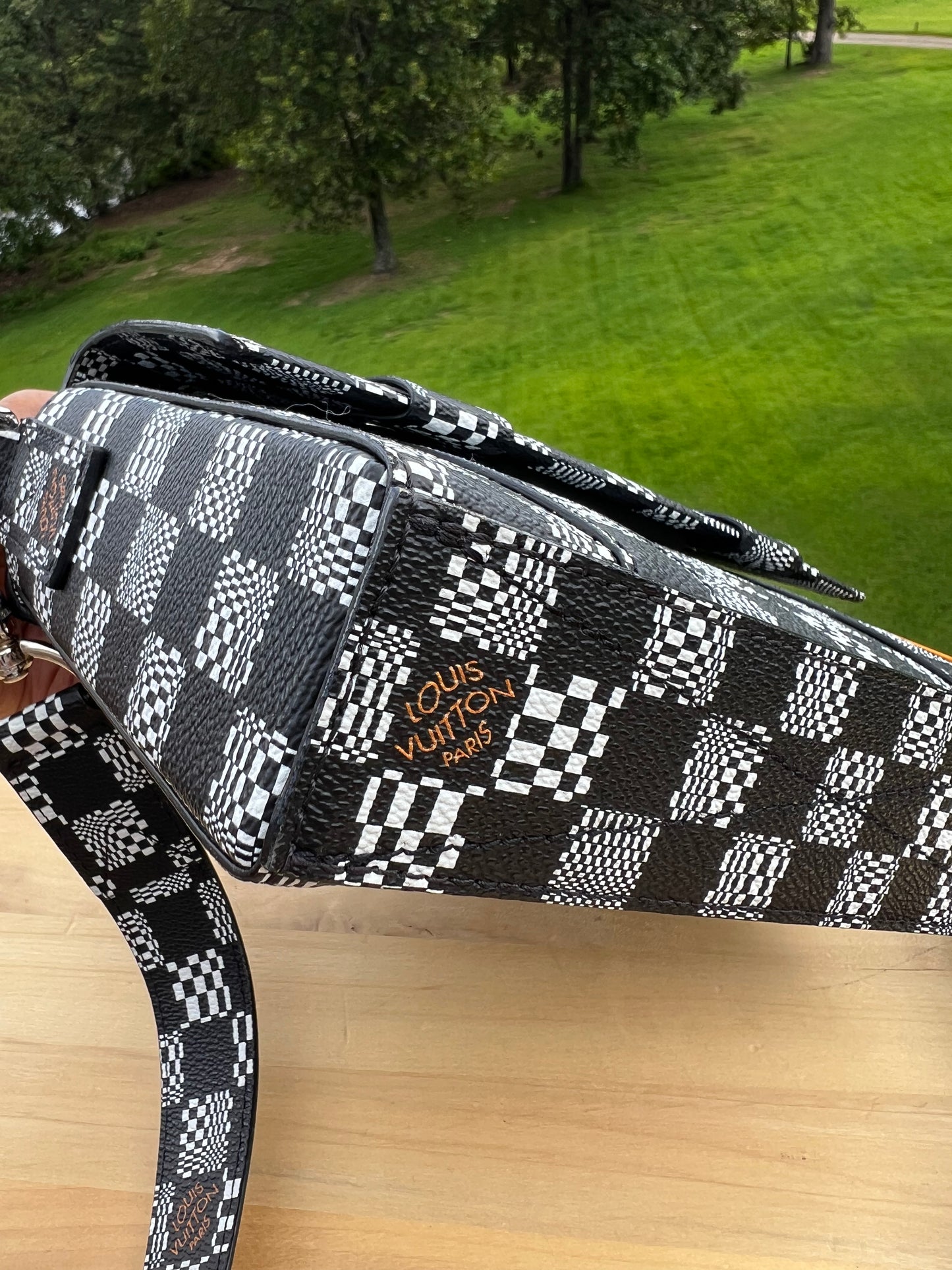LOUIS VUITTON Soft Trunk Flap Bag – Black Damier Distorted Canvas