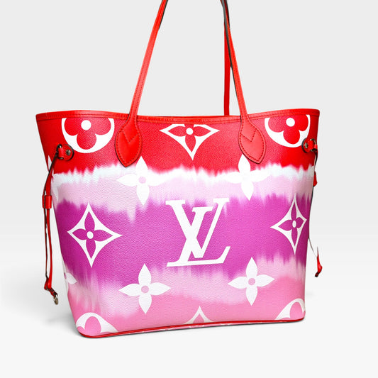 LOUIS VUITTON Monogram Escale Neverfull MM w/ pouch