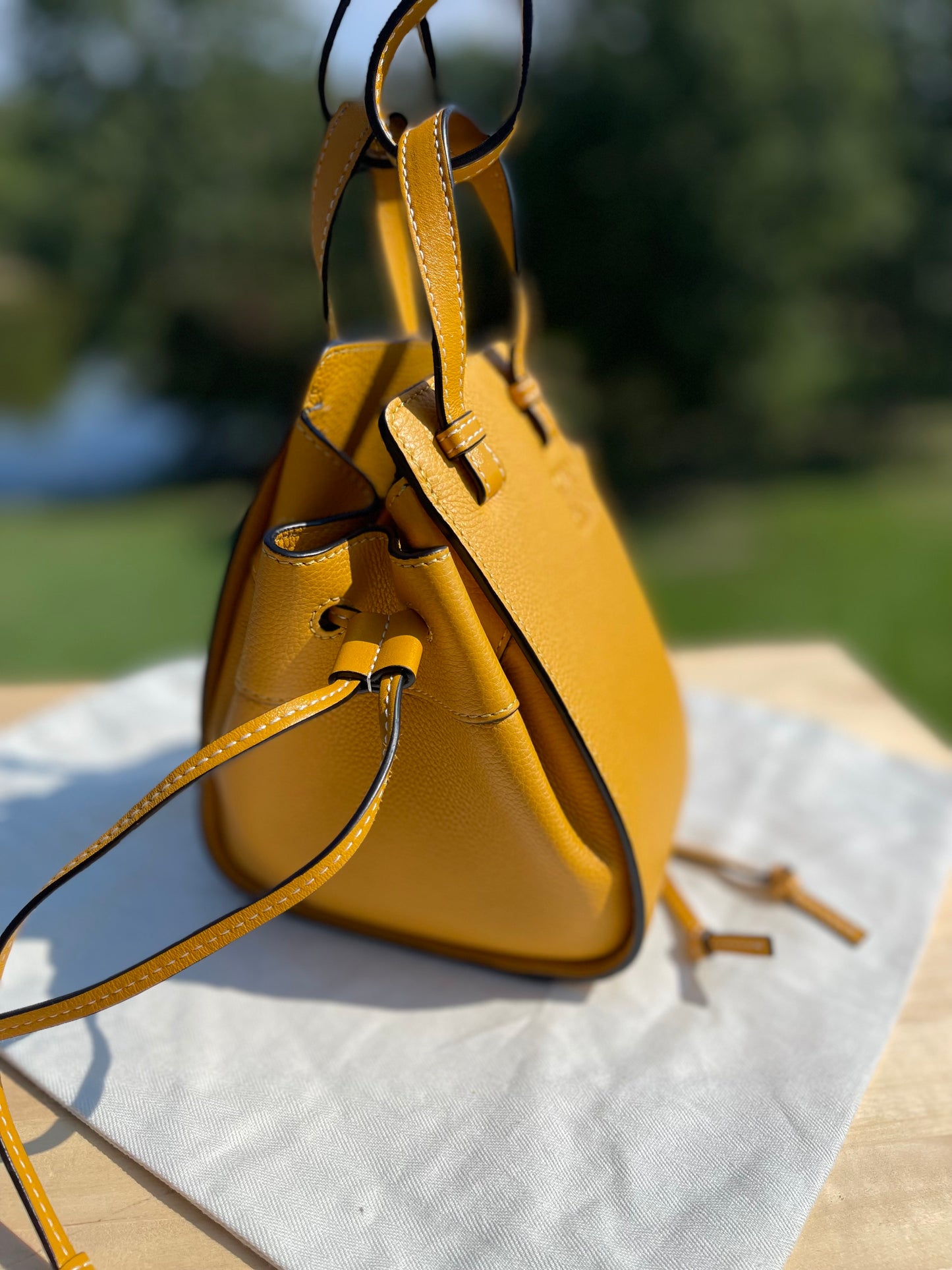 LOEWE 
Calfskin Mini Hammock Shoulder Bag