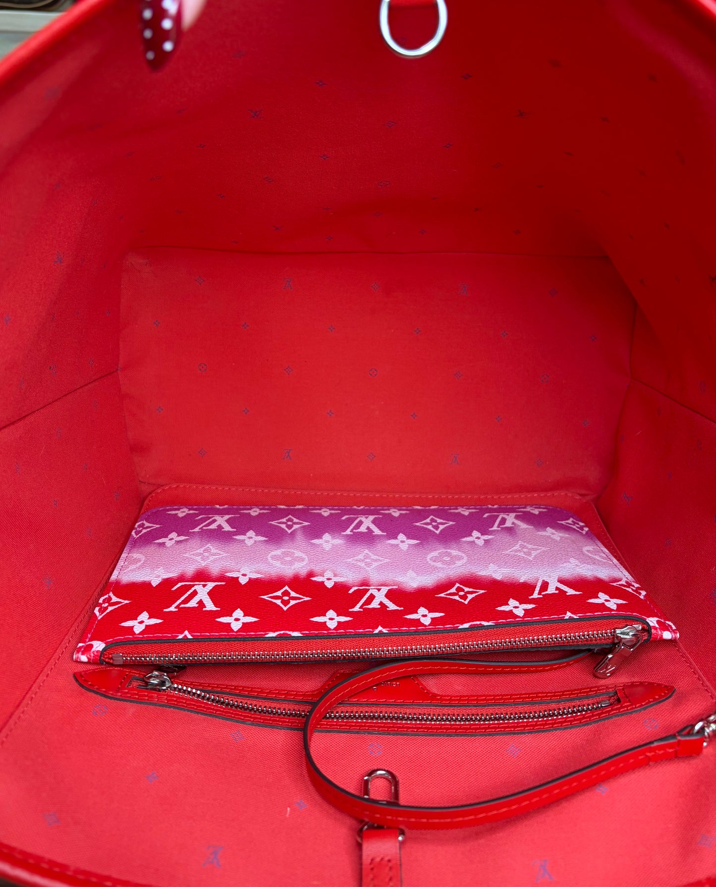 LOUIS VUITTON Monogram Escale Neverfull MM w/ pouch
