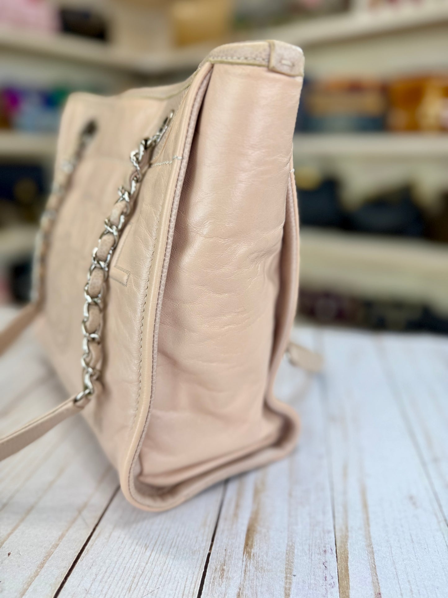 Chanel
Mini Glazed Calfskin Deauville Tote