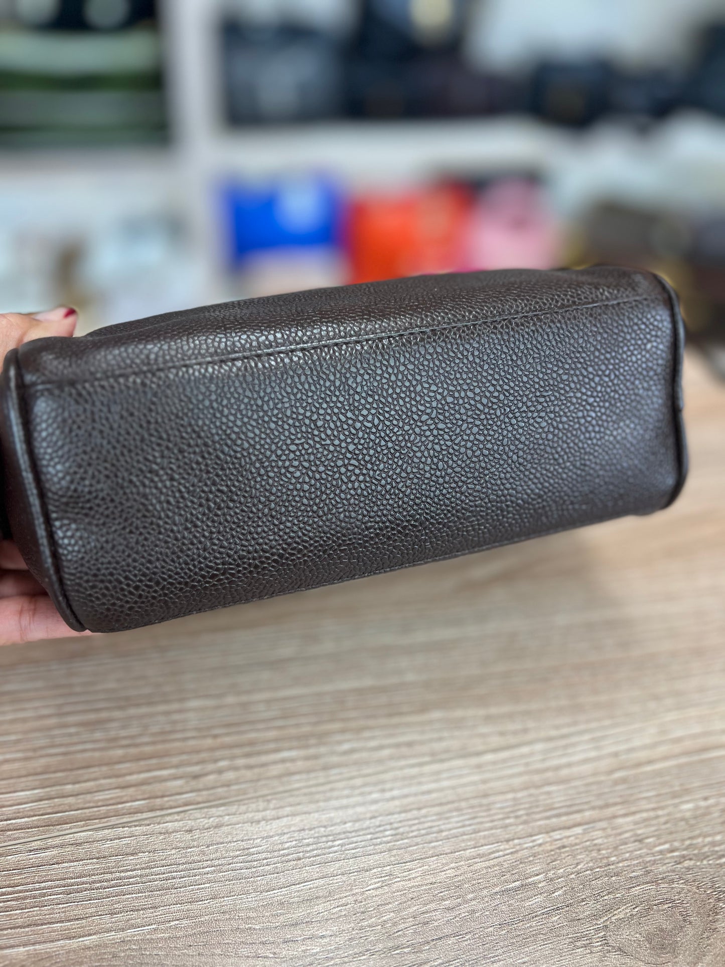 Chanel
Vintage Timeless Toiletry Pouch Caviar