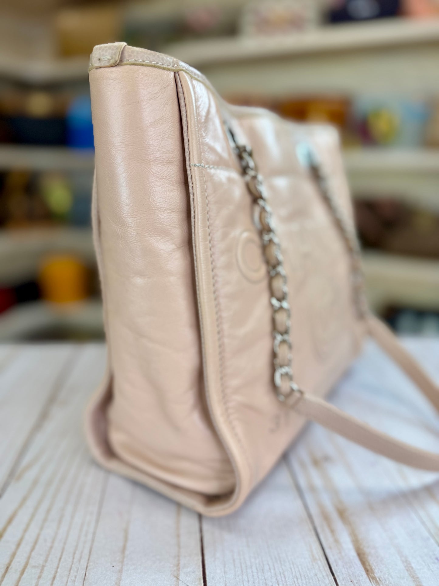 Chanel
Mini Glazed Calfskin Deauville Tote