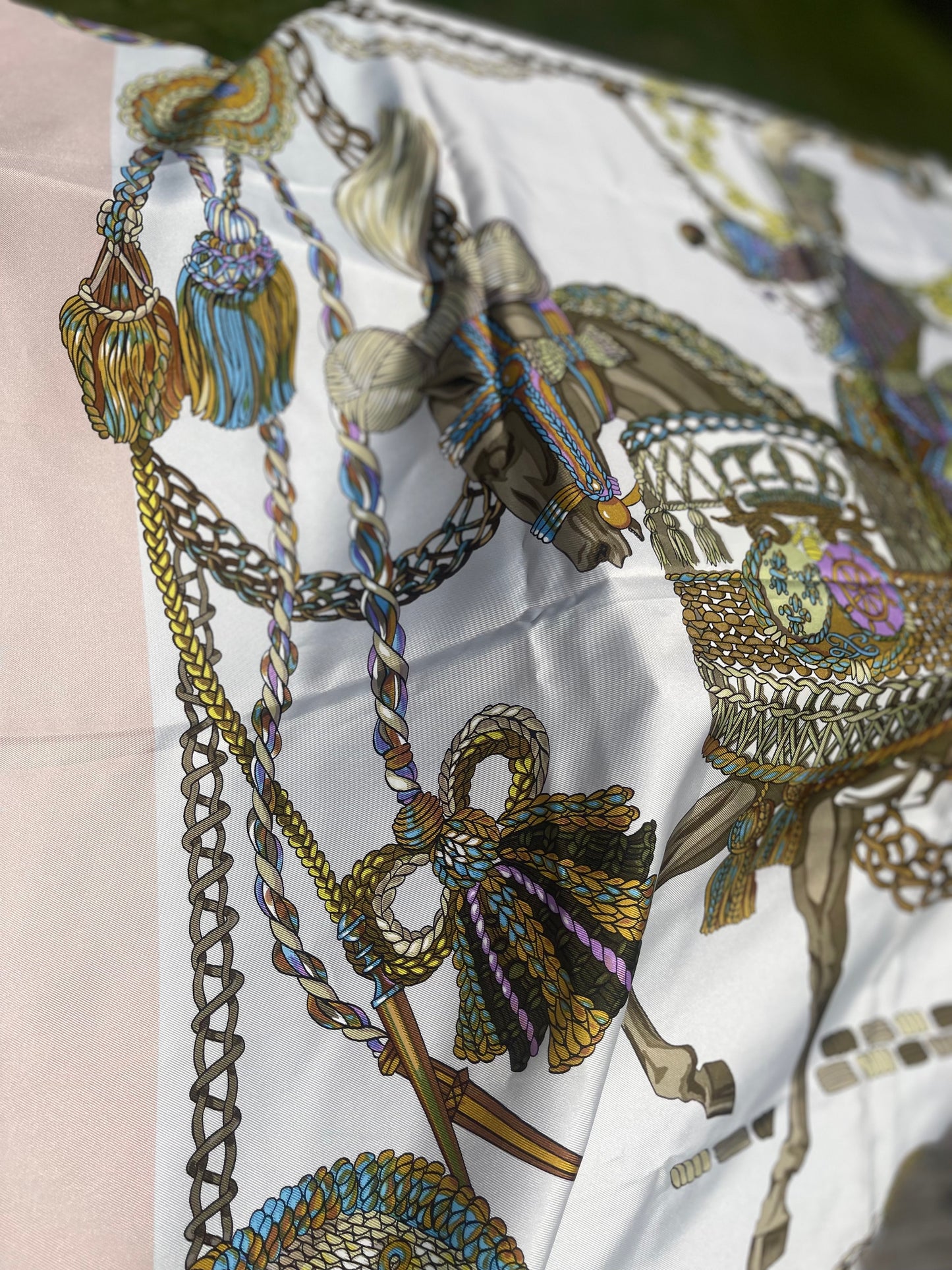 Hermes Le Timbalier Silk Scarf