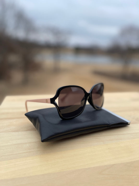 FENDI
Ladies Micro-Logo Sunglasses