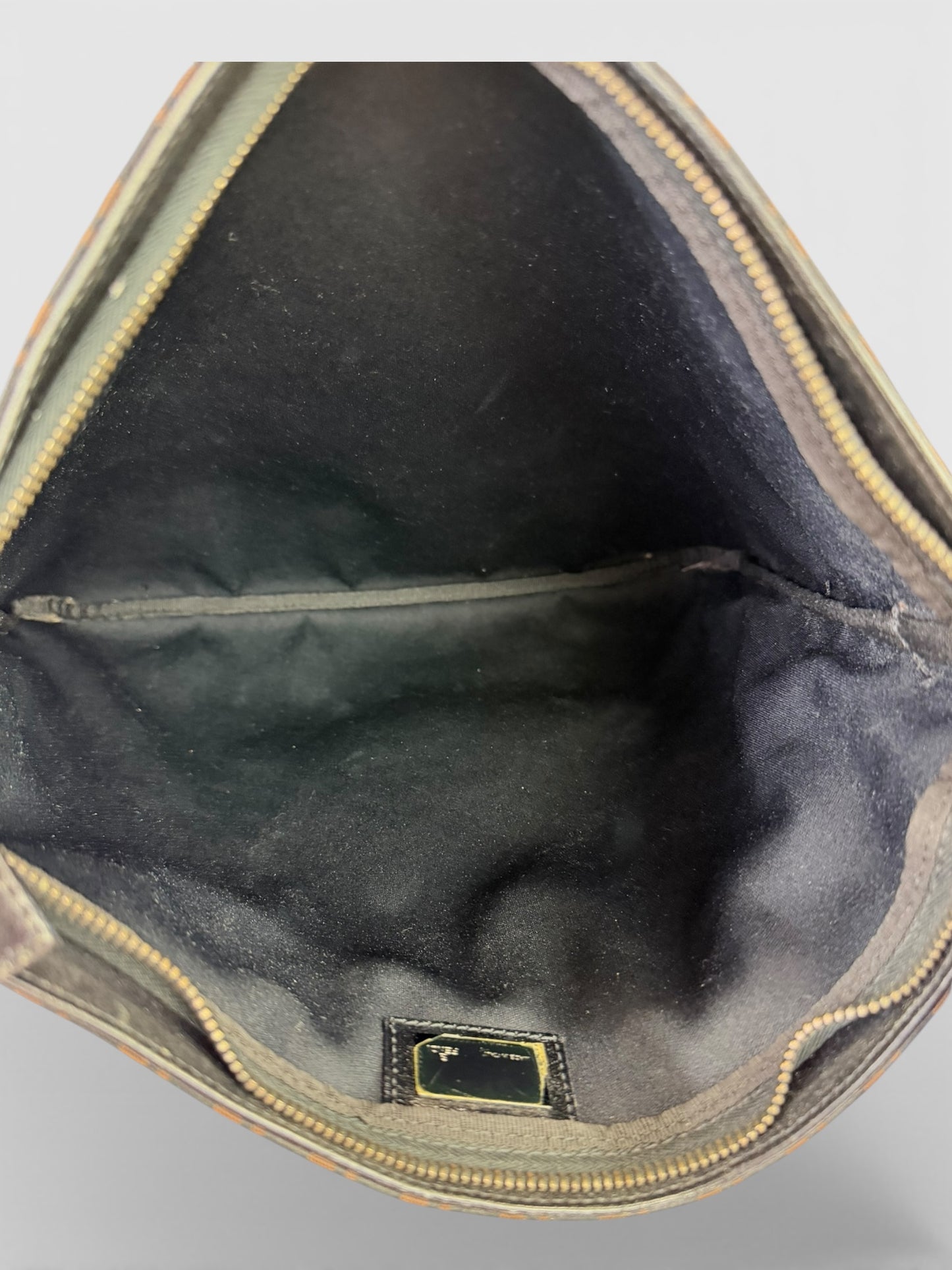 Fendi
FF Front Zip Flat Zucca Large Canvas Bag