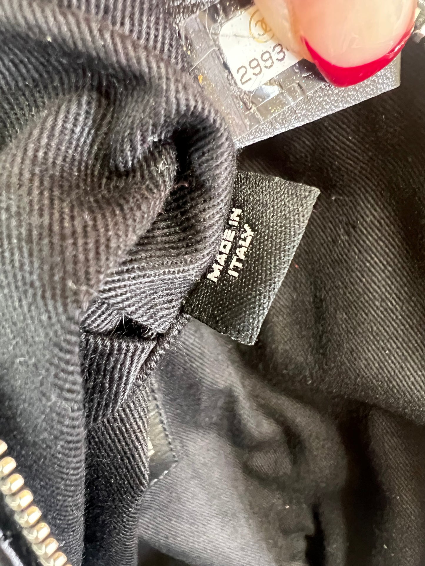 CHANEL

Calfskin Quilted Waist Belt Bag Black