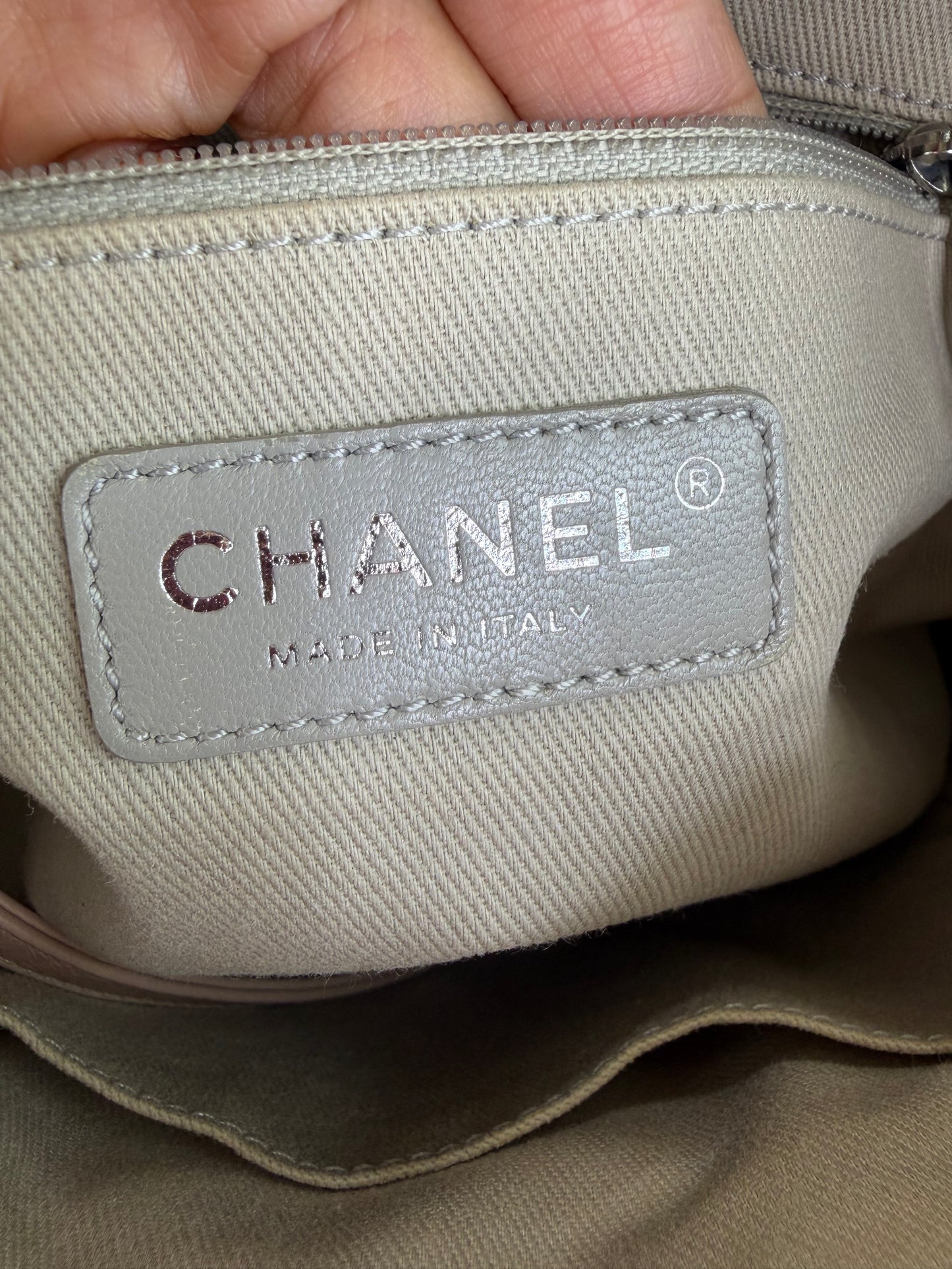 Chanel
Mini Glazed Calfskin Deauville Tote