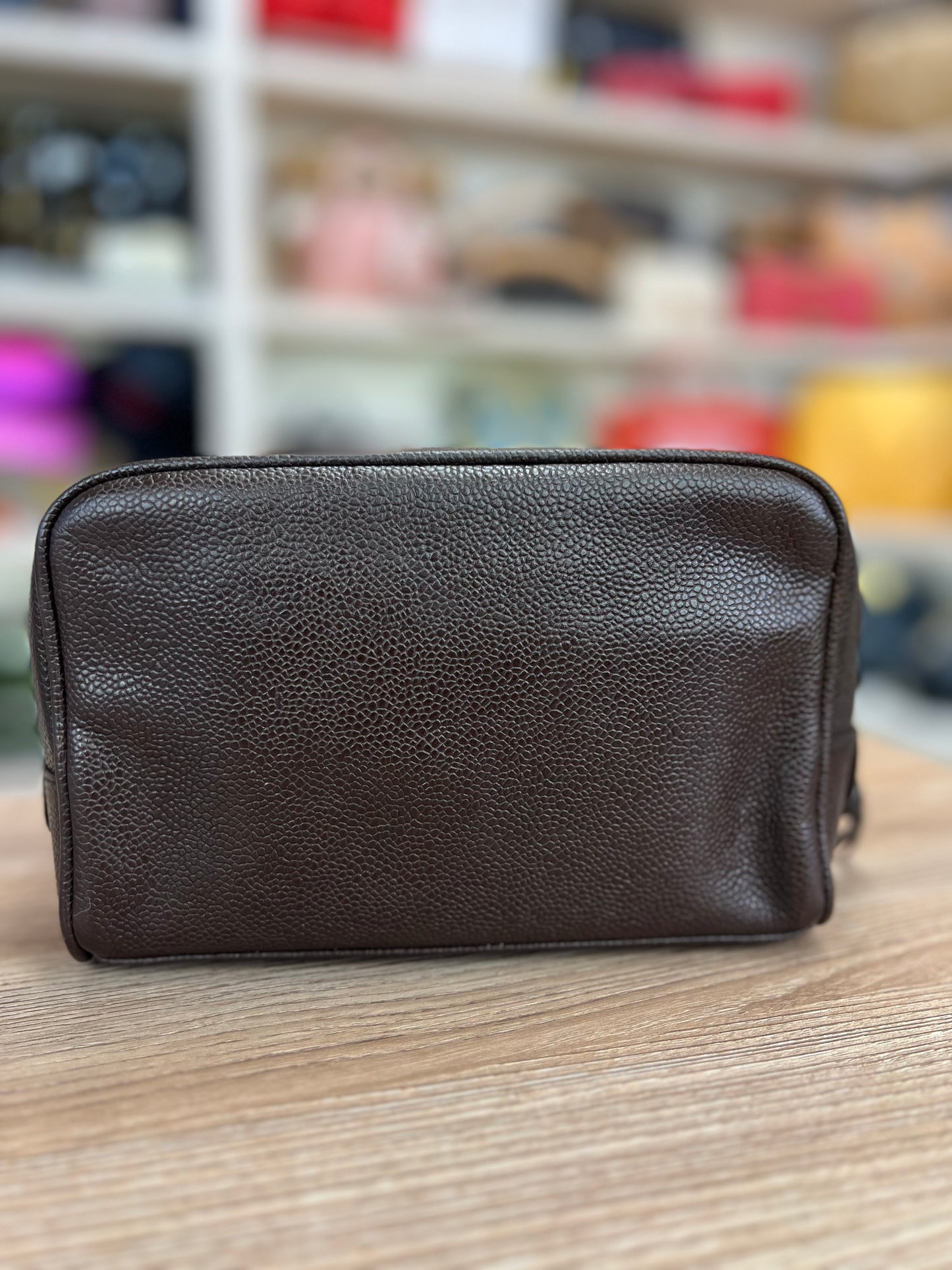 Chanel
Vintage Timeless Toiletry Pouch Caviar