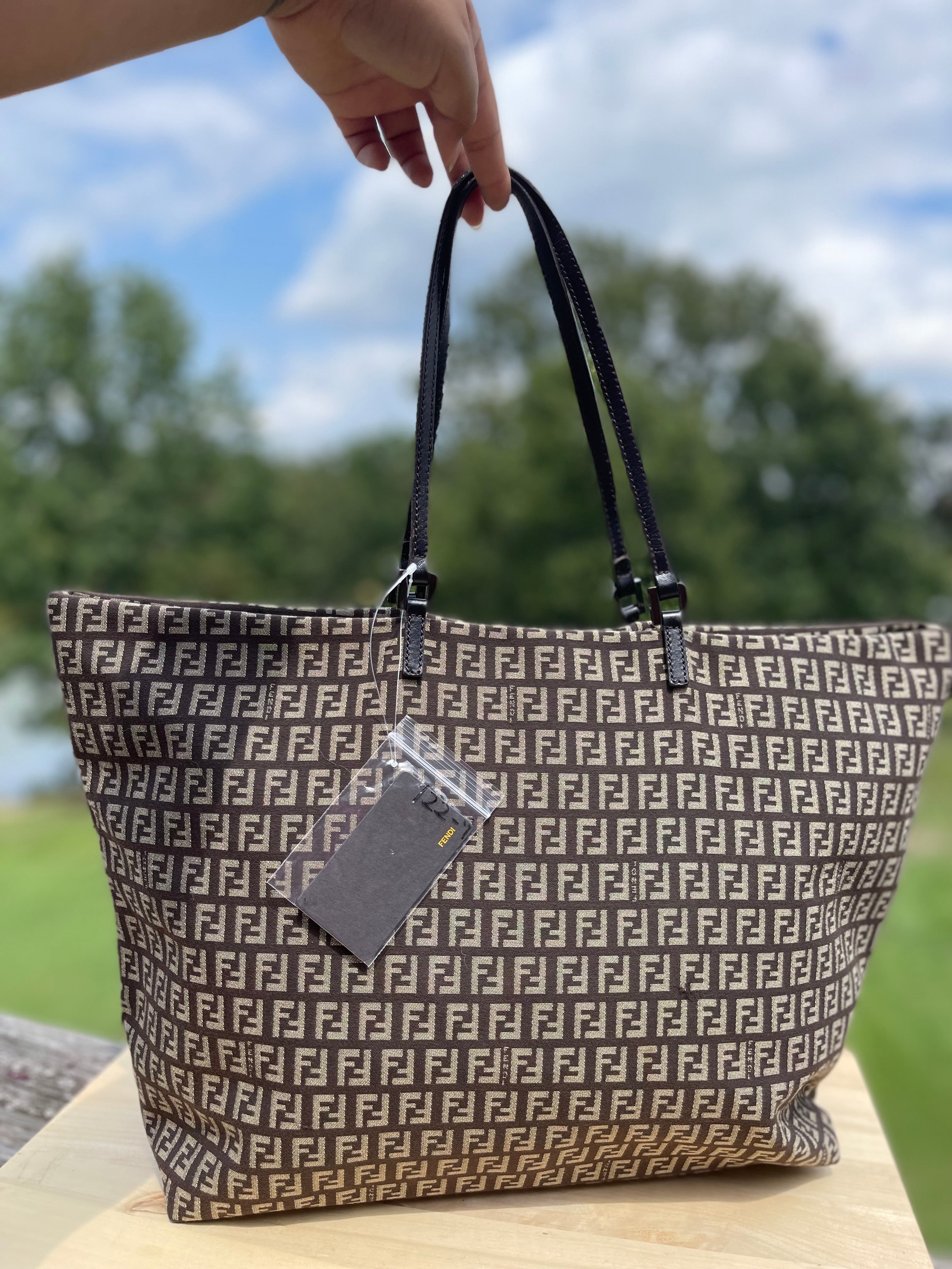 Fendi Zucchino Roll Tote Rebecca Bee Luxury