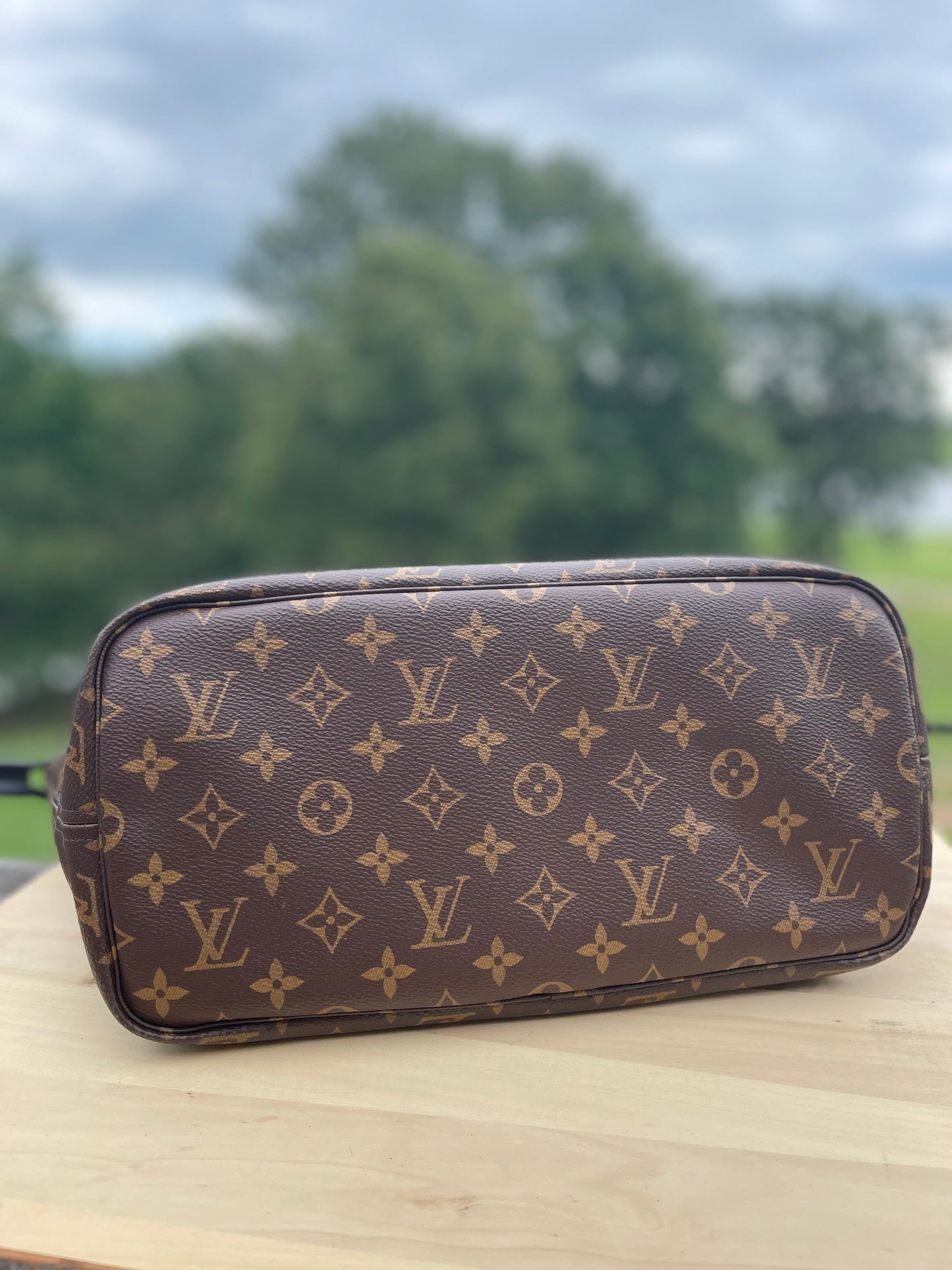 LOUIS VUITTON 
Monogram World Tour Neverfull MM