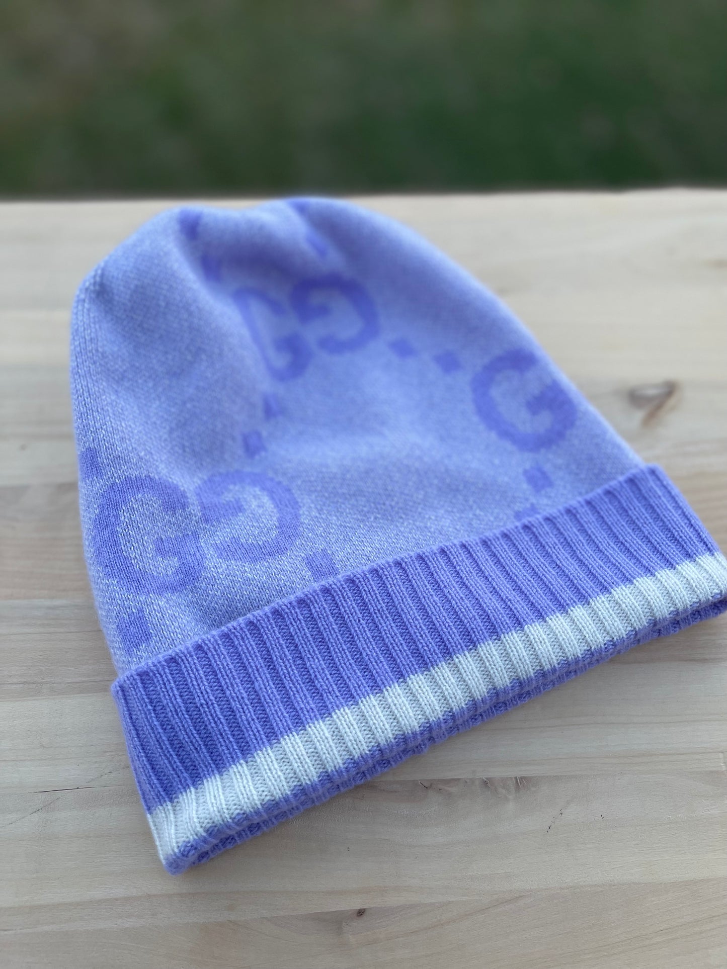 Gucci
GG Damier-jacquard cashmere beanie
