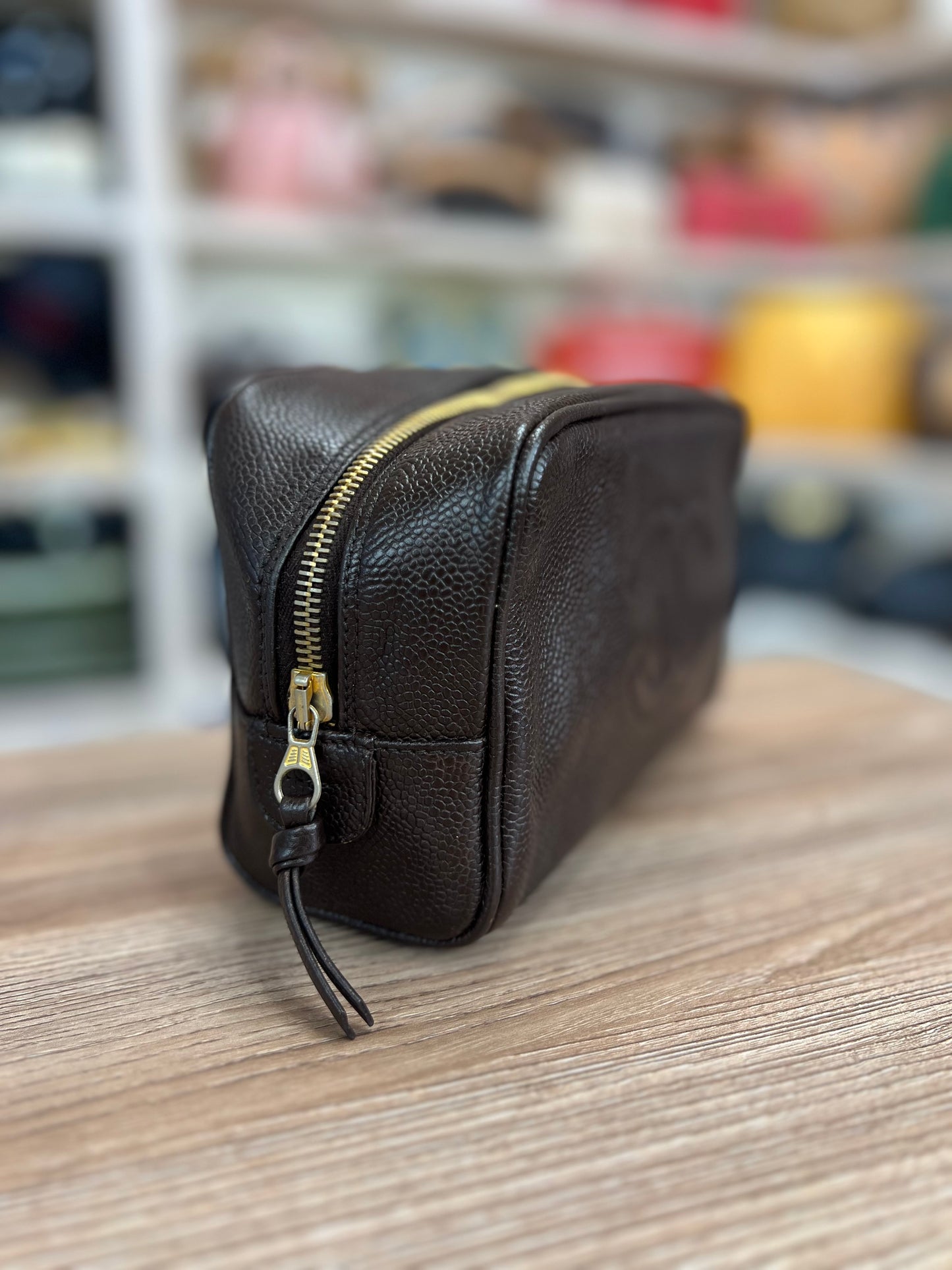 Chanel
Vintage Timeless Toiletry Pouch Caviar