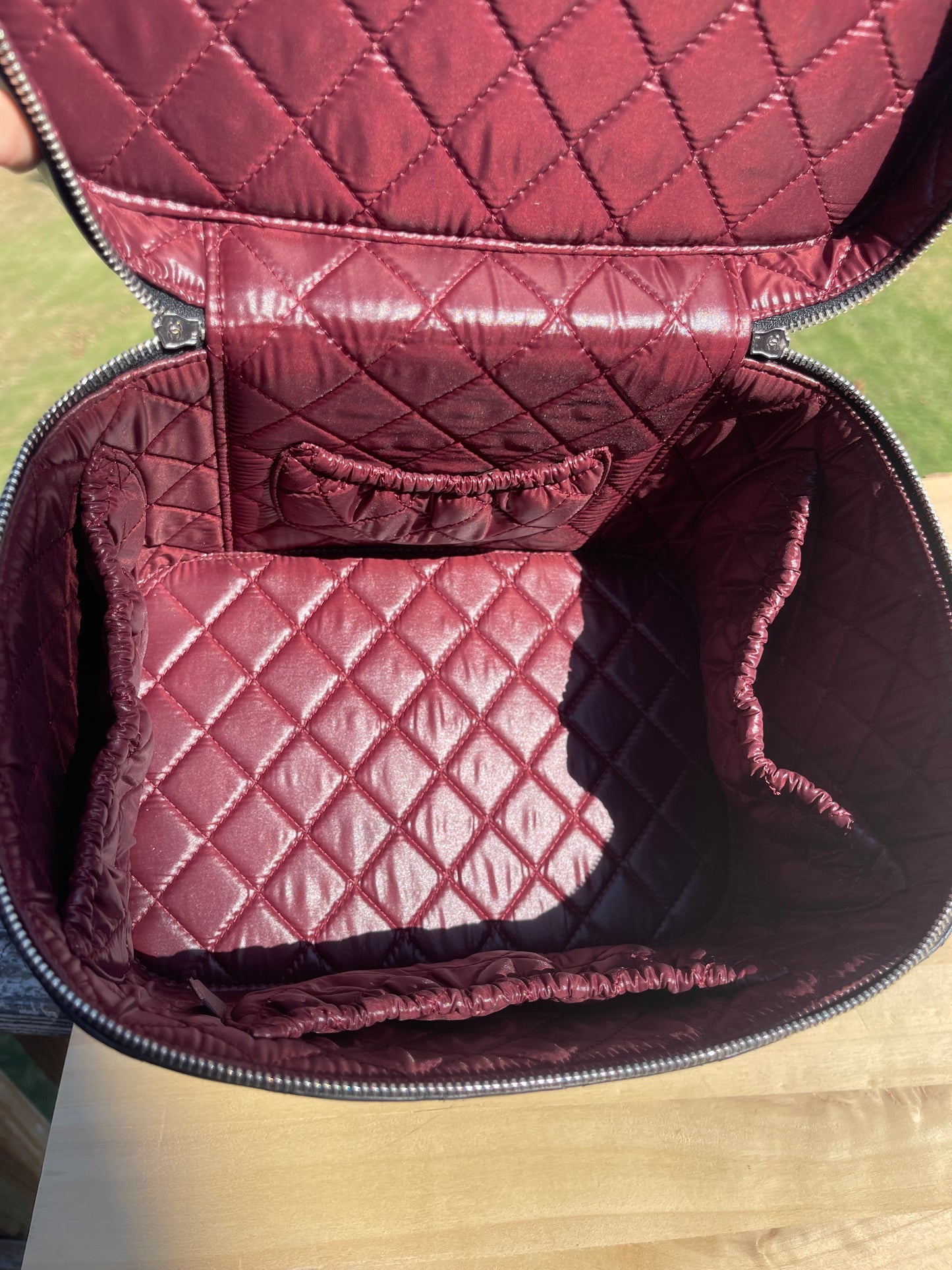 CHANEL 
Lambskin Quilted Large Vanity