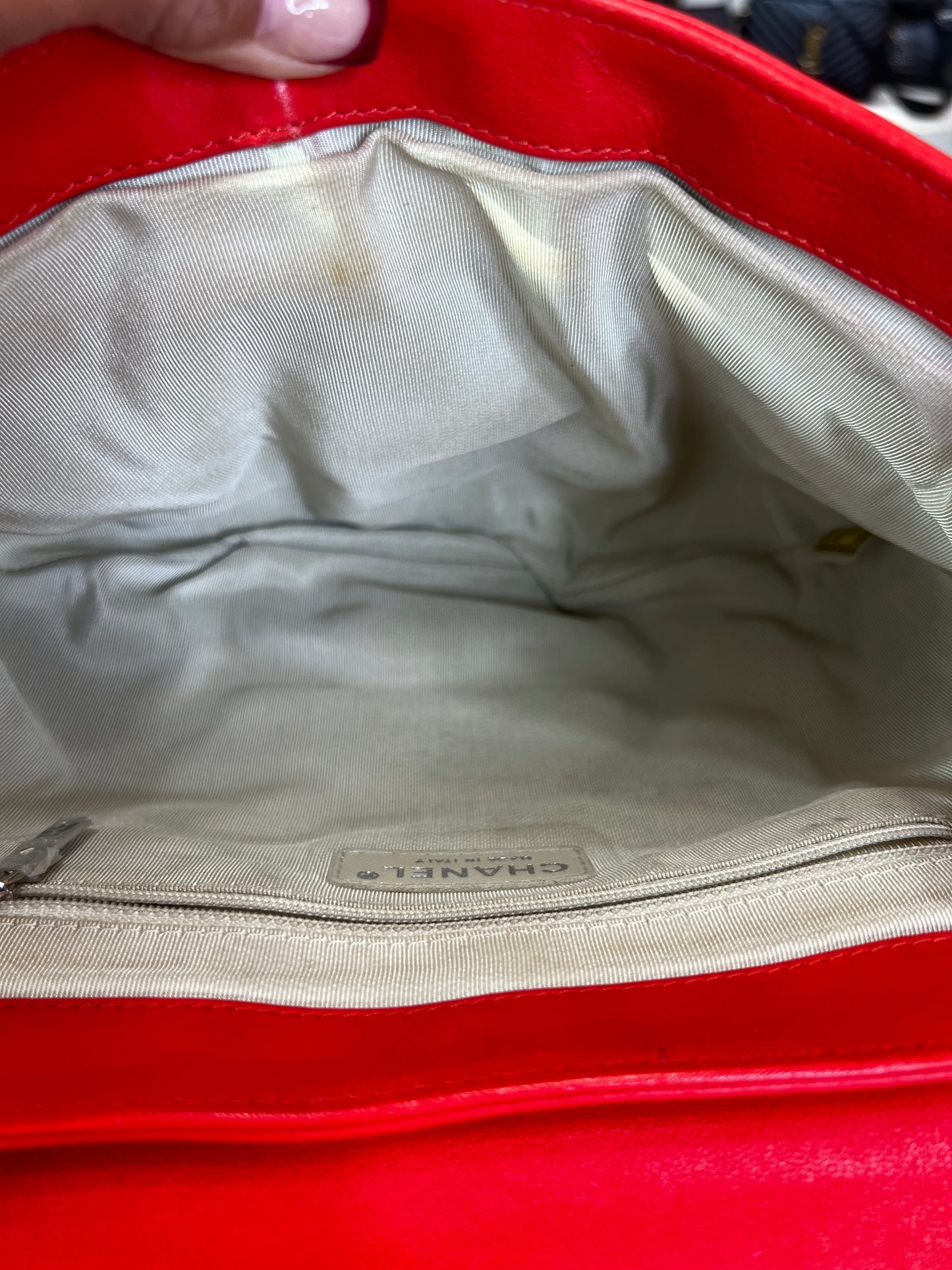 CHANEL Chain Around Flap Bag Quilted Leather Medium